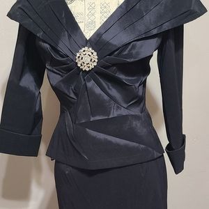 2 piece evening gown